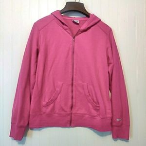 Columbia Front Zip Hoodie - Hot Pink - L